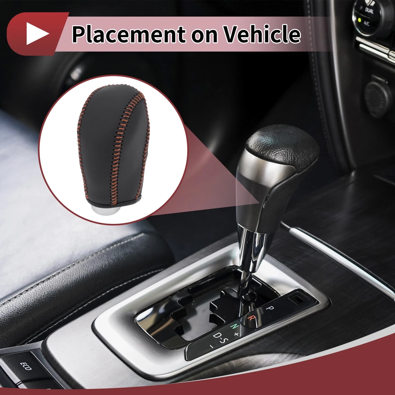 Gear Shift Knob Cover Replacement for Subaru Forester (2014–2017)