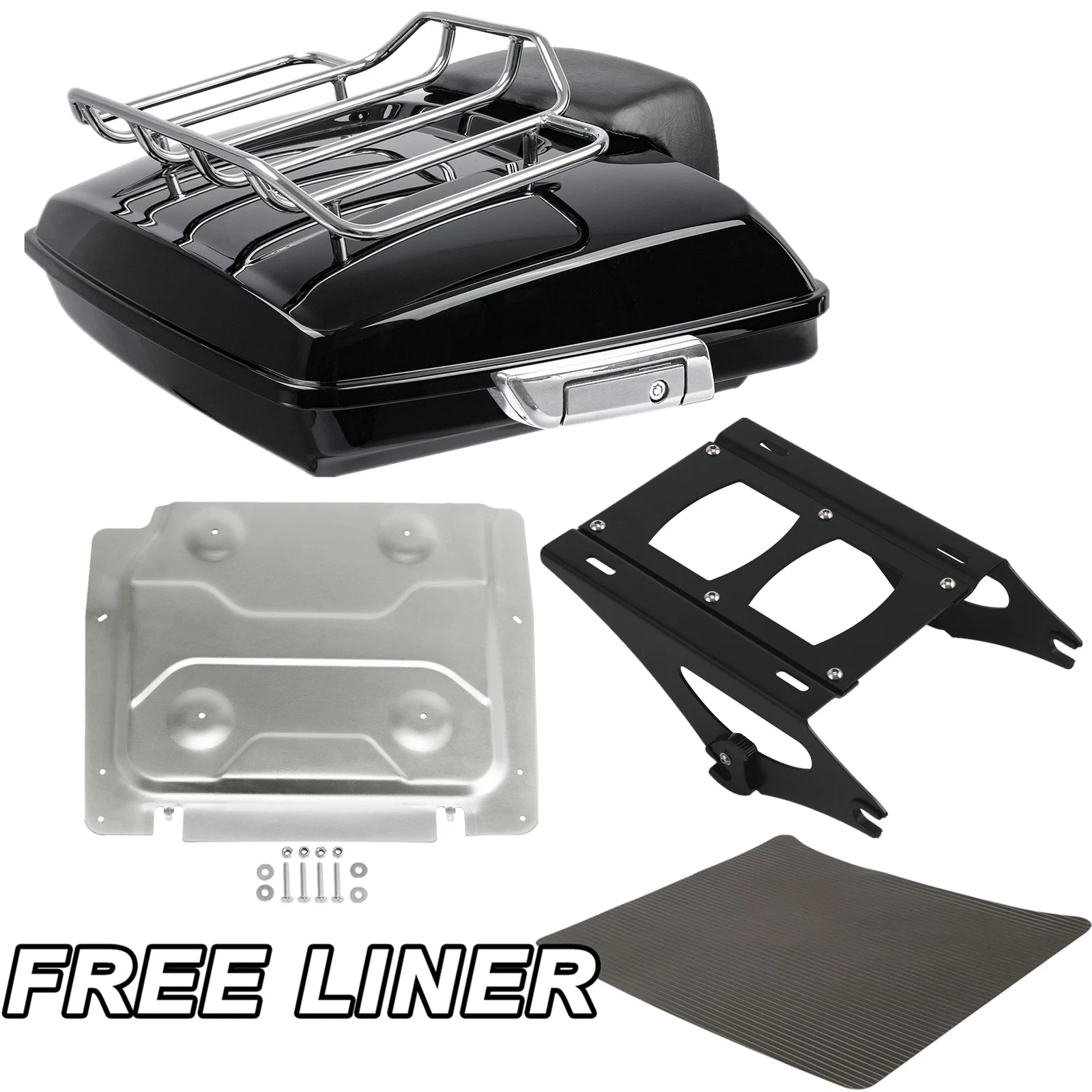 Razor Trunk Pad Mount Rack Plate for Harley Road Glide (2014–Present)