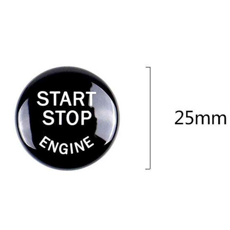 Engine Button Cover for Auto Replacement (Black Interior)