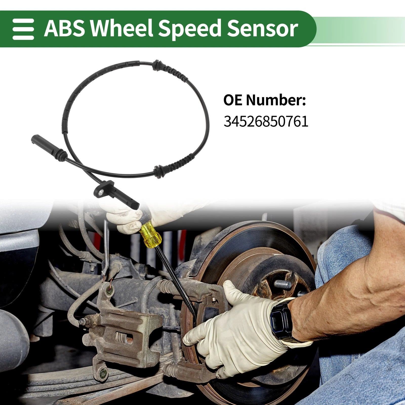 ABS Wheel Speed Sensor Replacement for BMW Mini Cooper F55 (2013–2017)
