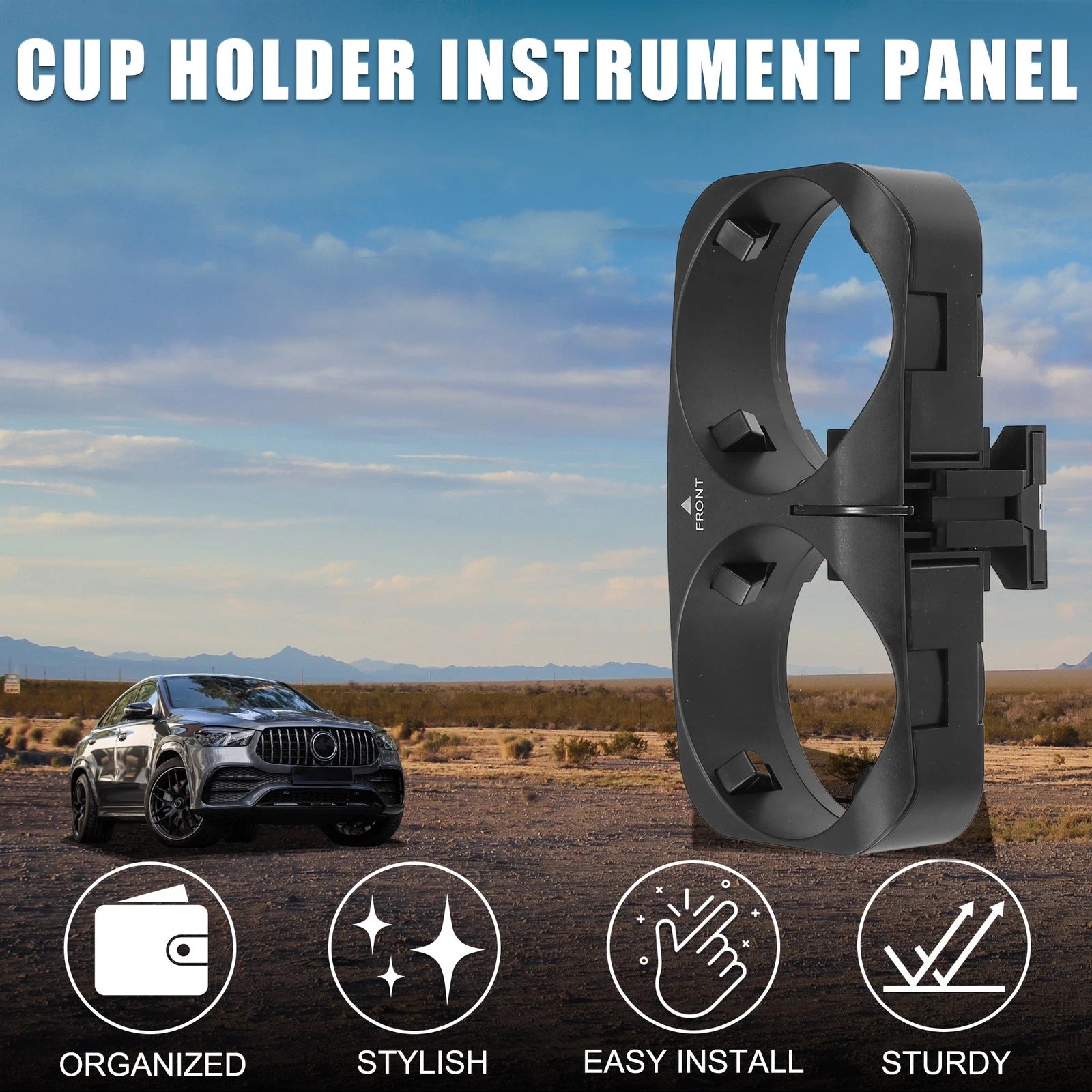 Cup Holder for Mercedes-Benz W221 (2006–2009 OEM Replacement) Drink Holder