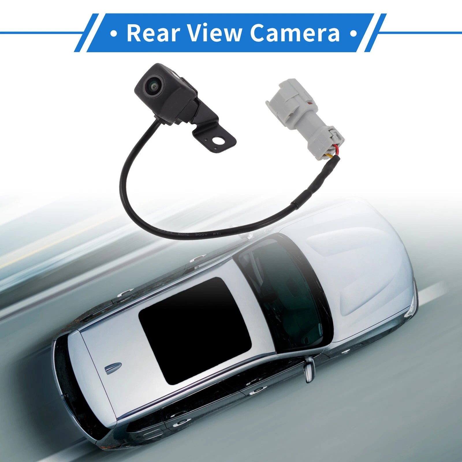 Rear View Camera Backup Reverse Camera 120-180° for Hyundai Santa Fe (2013–2014)