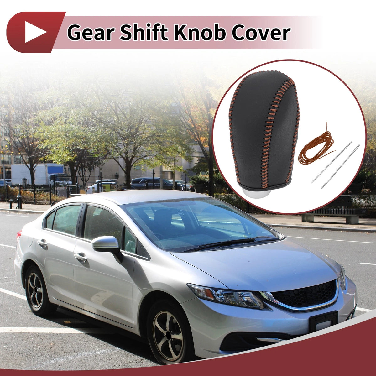 Gear Shift Knob Cover Replacement for Subaru Forester (2014–2017)