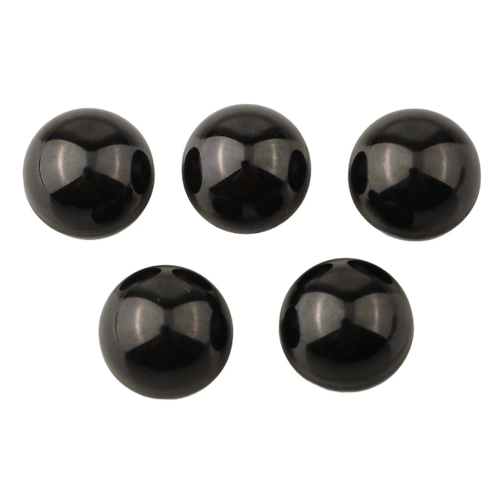 Set of 5 Round Bakelite Lever Knobs for Machines