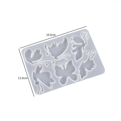 Silicone Mold for DIY Earrings and Pendants (Epoxy Resin Casting)
