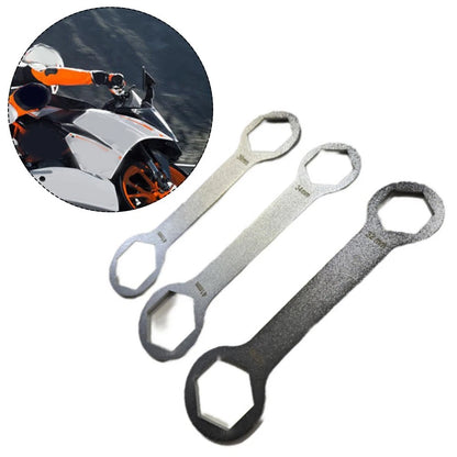 3PCS Motorcycle Spindle Wrench Set for Fork Nut and Bearing Maintenance