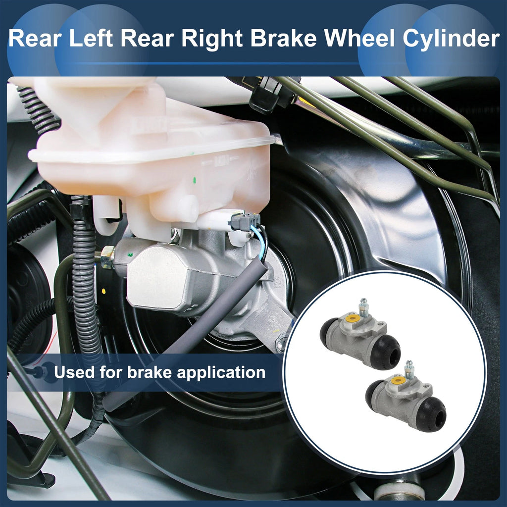 Brake Wheel Cylinder Replacement for Toyota Sienna (2004–2010) Aluminum 2 Pcs