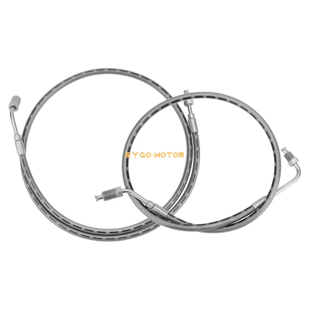Set of 2 Rear Brake Hose Lines for Polaris Ranger 500 650 425 (1910493 1910494)