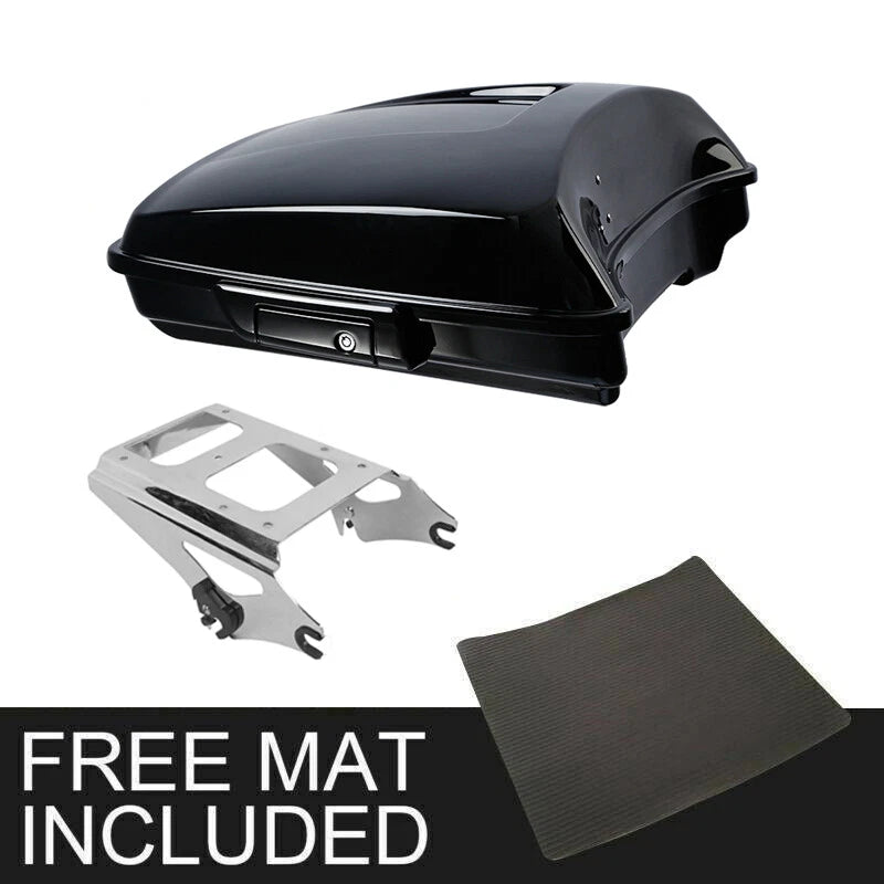 Razor Trunk with Two-Up Mount Rack for Harley Touring Road King (2009–2013)