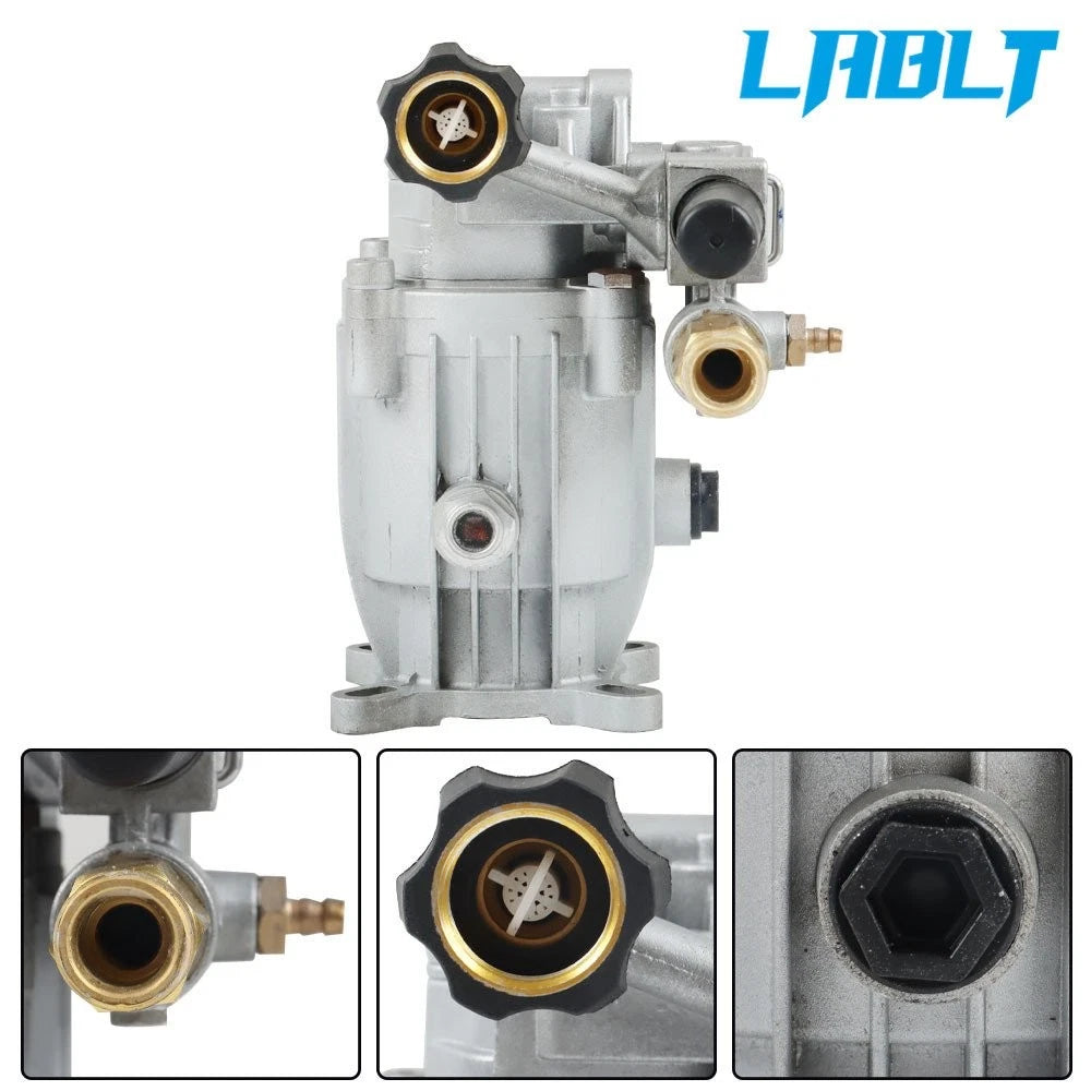 Pressure Washer Pump 3/4" Horizontal Shaft for MAX 3000 PSI