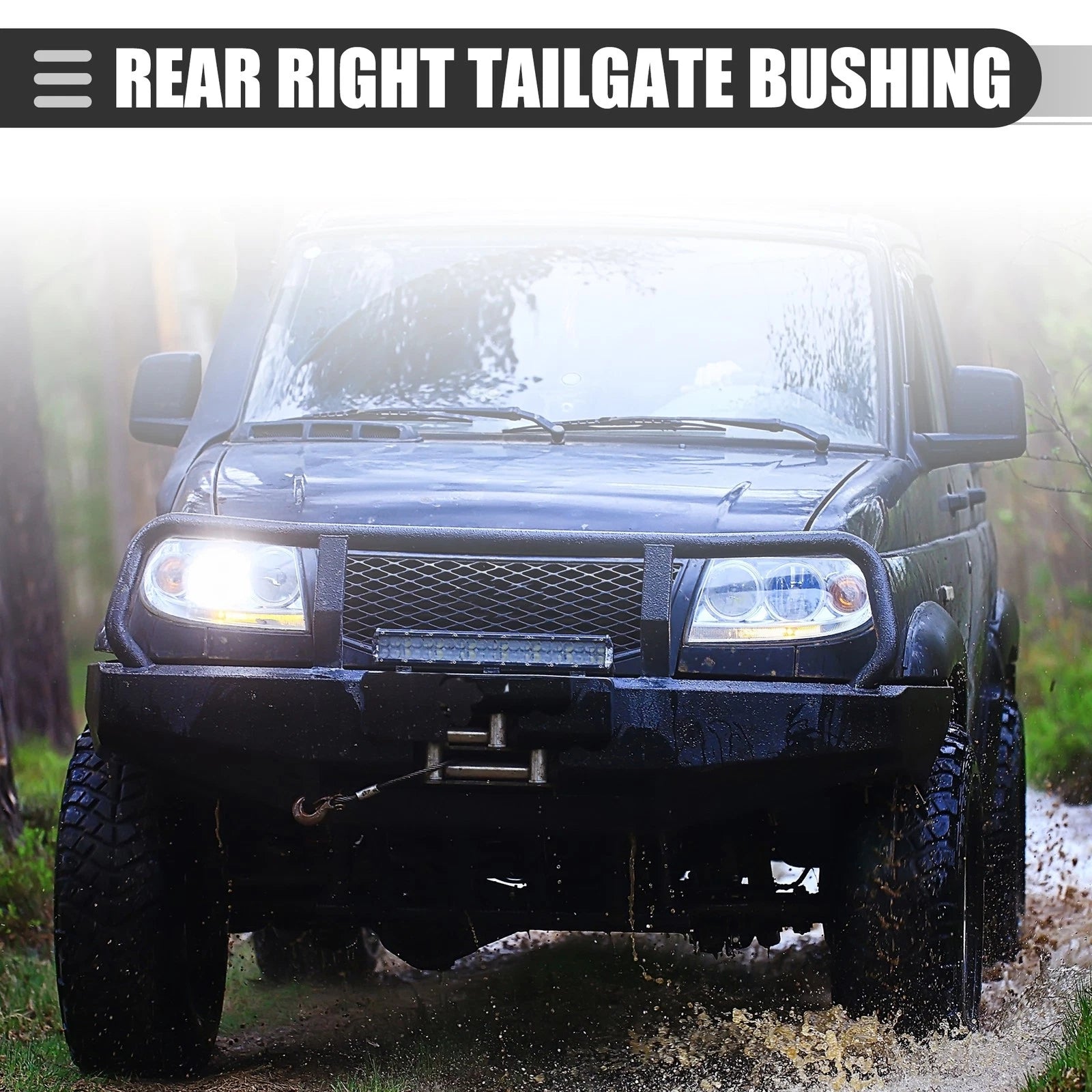 Rear Tailgate Bushing Replacement for Chevy Silverado (2014–2018)