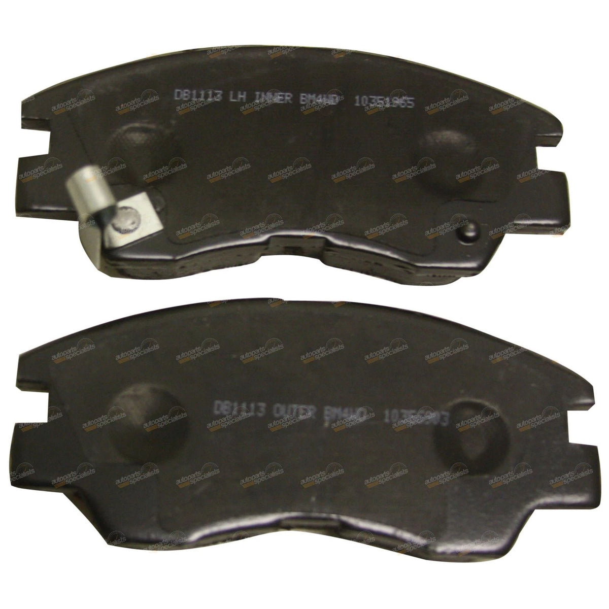 Set of 4 Bendix Front Disc Brake Pads for L300 Express Starwagon (1986–1994)