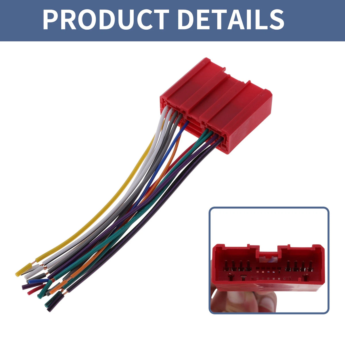 Car Stereo CD Player Wiring Harness Set for Mazda 2 (2011–2014)