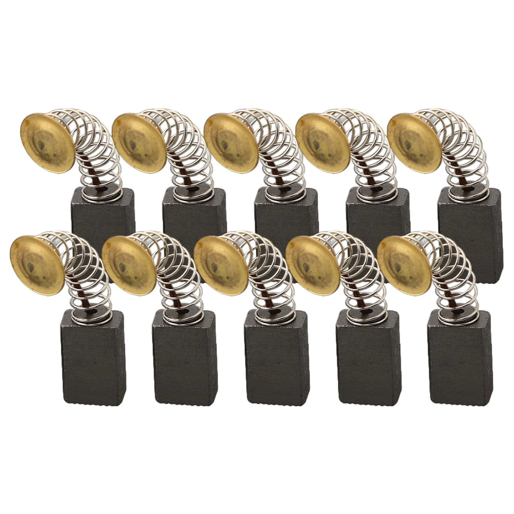 Set of 10 Carbon Brushes for Angle Grinder Motor