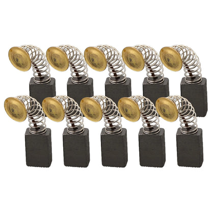 Set of 10 Carbon Brushes for Angle Grinder Motor