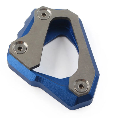 Kickstand Side Stand Enlarger Foot Support Plate for Yamaha MT-10 (2015–2021) - Blue