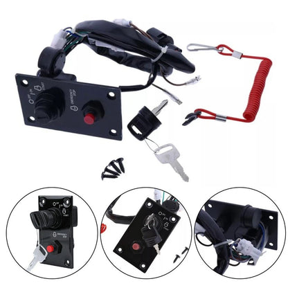 Ignition Switch Panel for Suzuki Outboard Marine Engines