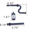Fuel Hose Replacement Parts for Chainsaw (Includes Fuel Filter)
