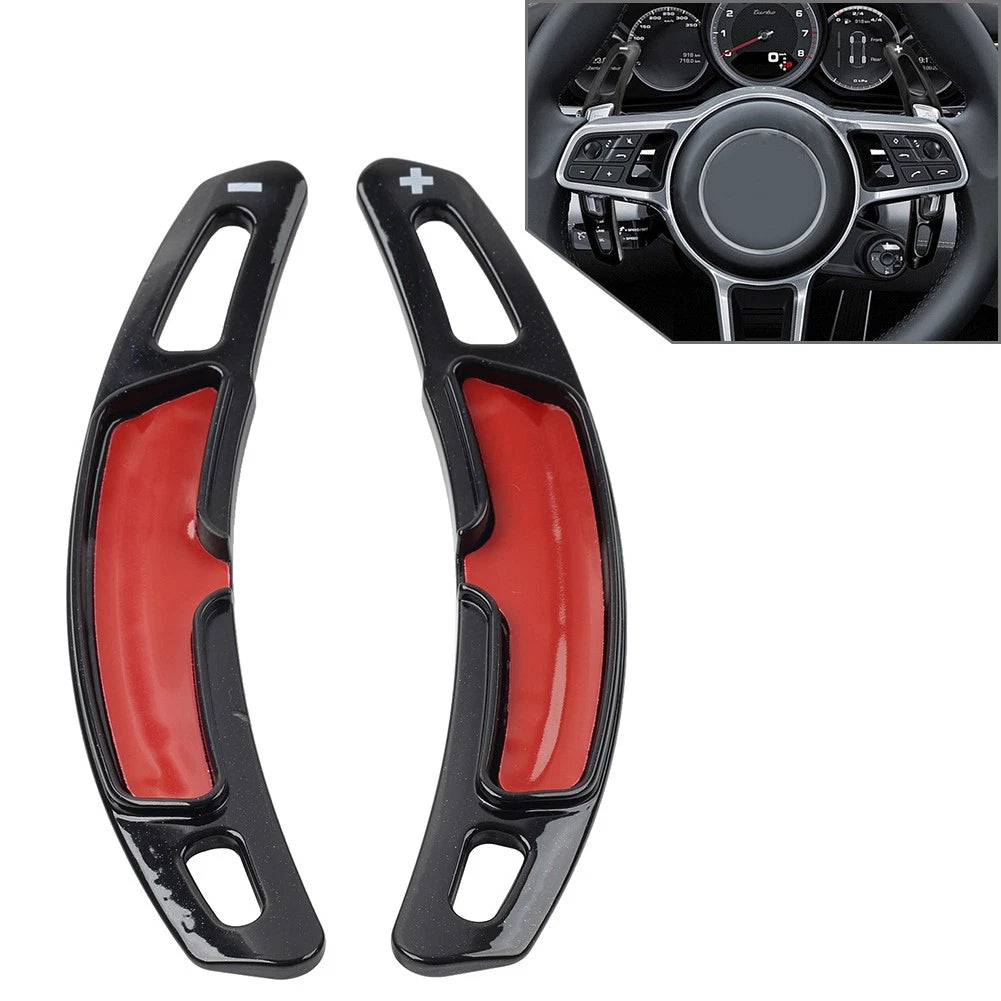 Steering Wheel Shift Paddle Extension for Porsche 911, 718, Panamera, Macan (2017–2023)