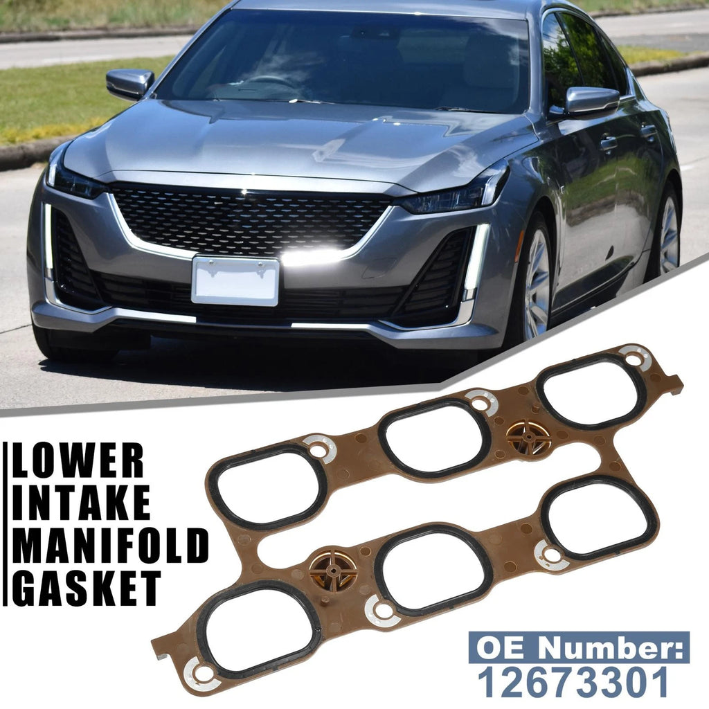 Lower Intake Manifold Gasket Replacement for Chevrolet Cadillac Buick (1 Pcs)