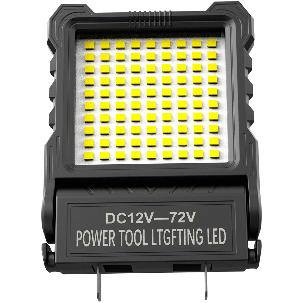 Rotatable LED Work Light for Power Tool Batteries (12V-85V)