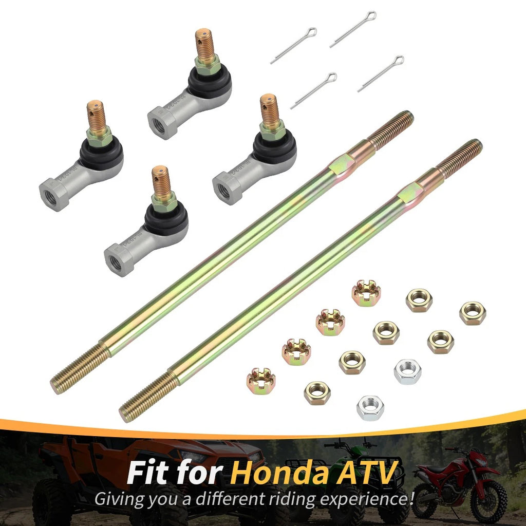 2X Tie Rod End Kit for Honda Sportrax TRX90 TRX90EX TRX90X TRX125 (1993–2023) 53521-VM6-680
