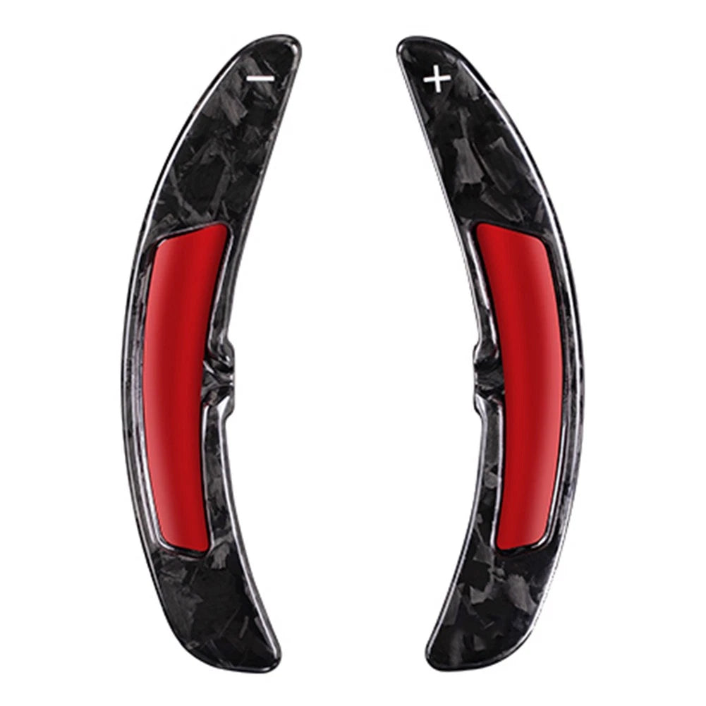 Pair Steering Wheel Paddle Shifter Extensions for Porsche Macan Cayenne Panamera