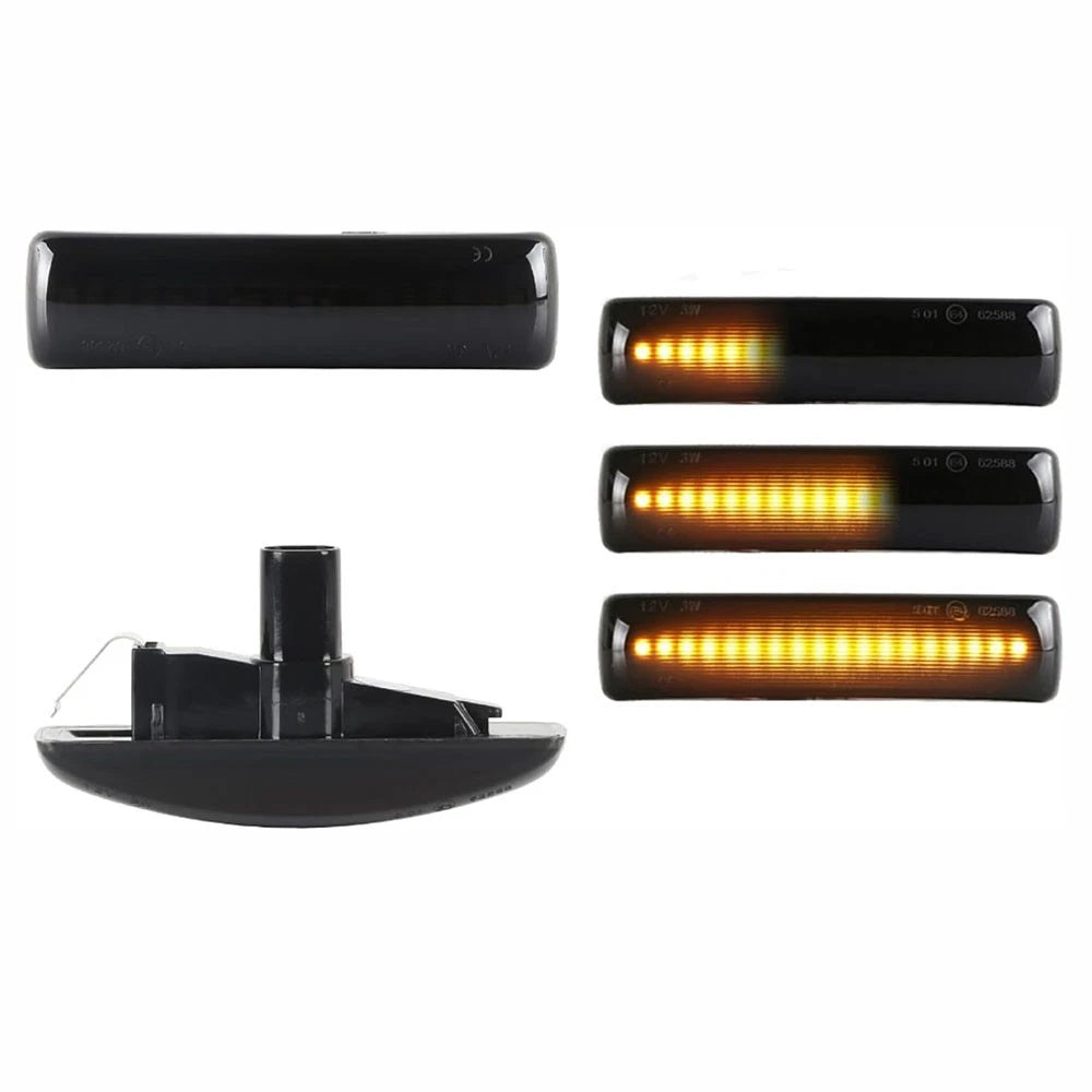 2Pcs Smoke LED Side Marker Light for Land Rover Range Rover Sport (2006–2013)
