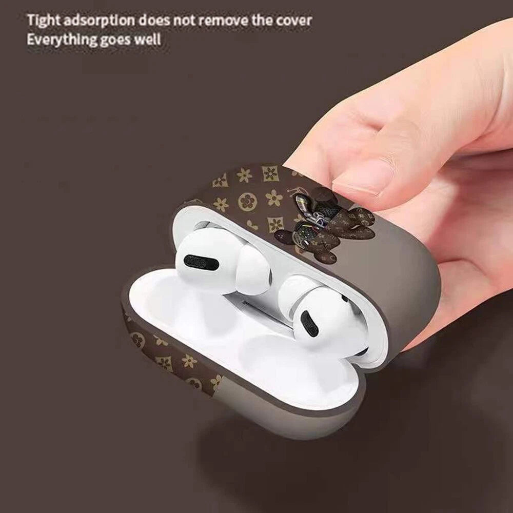 Silicone Earphone Case for Apple AirPods 3 (2021) - Brown