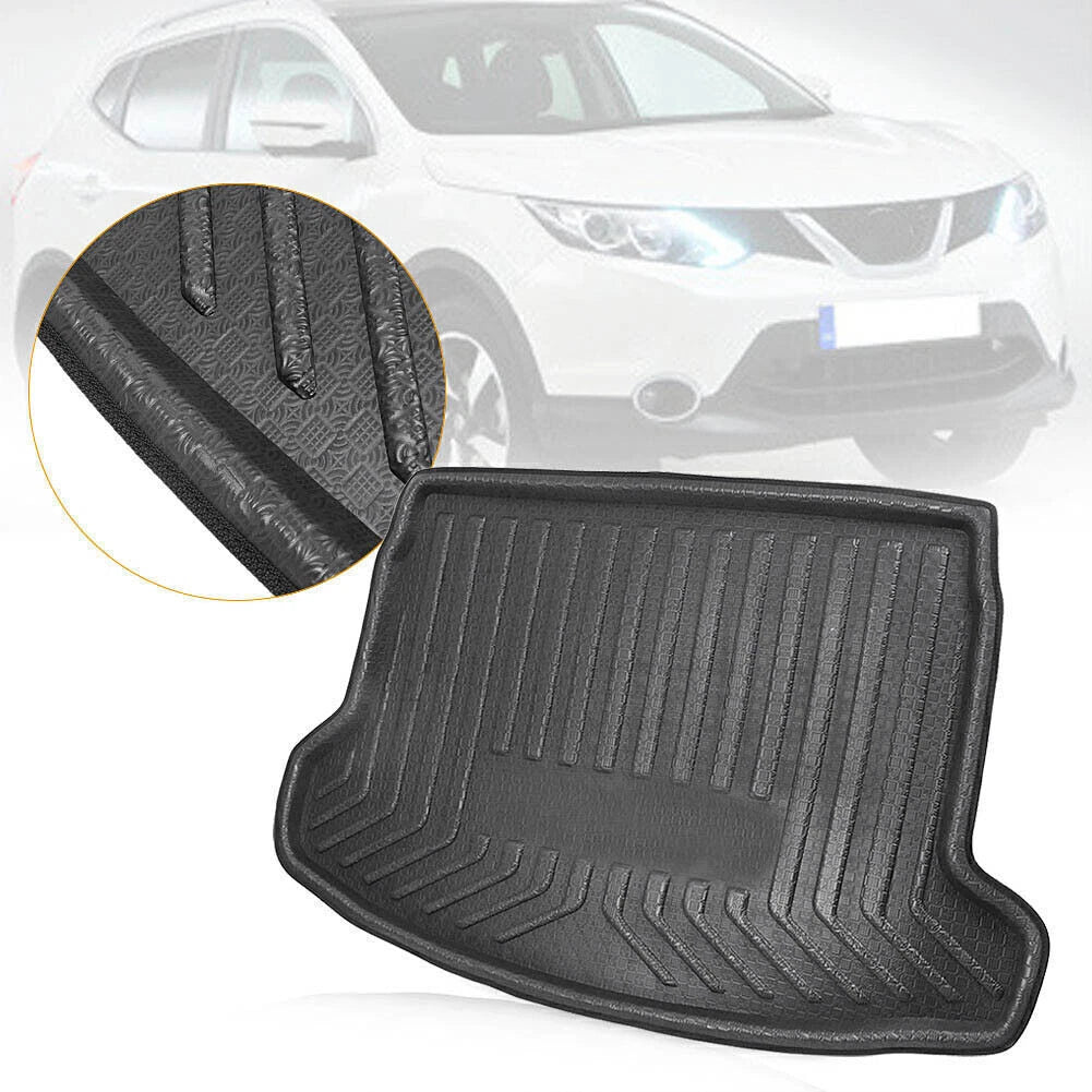 Rear Trunk Boot Mat Liner Cargo Floor Tray for Nissan Qashqai (2014–2018)