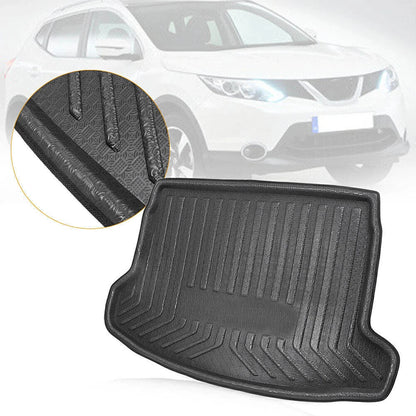 Rear Trunk Boot Mat Liner Cargo Floor Tray for Nissan Qashqai (2014–2018)