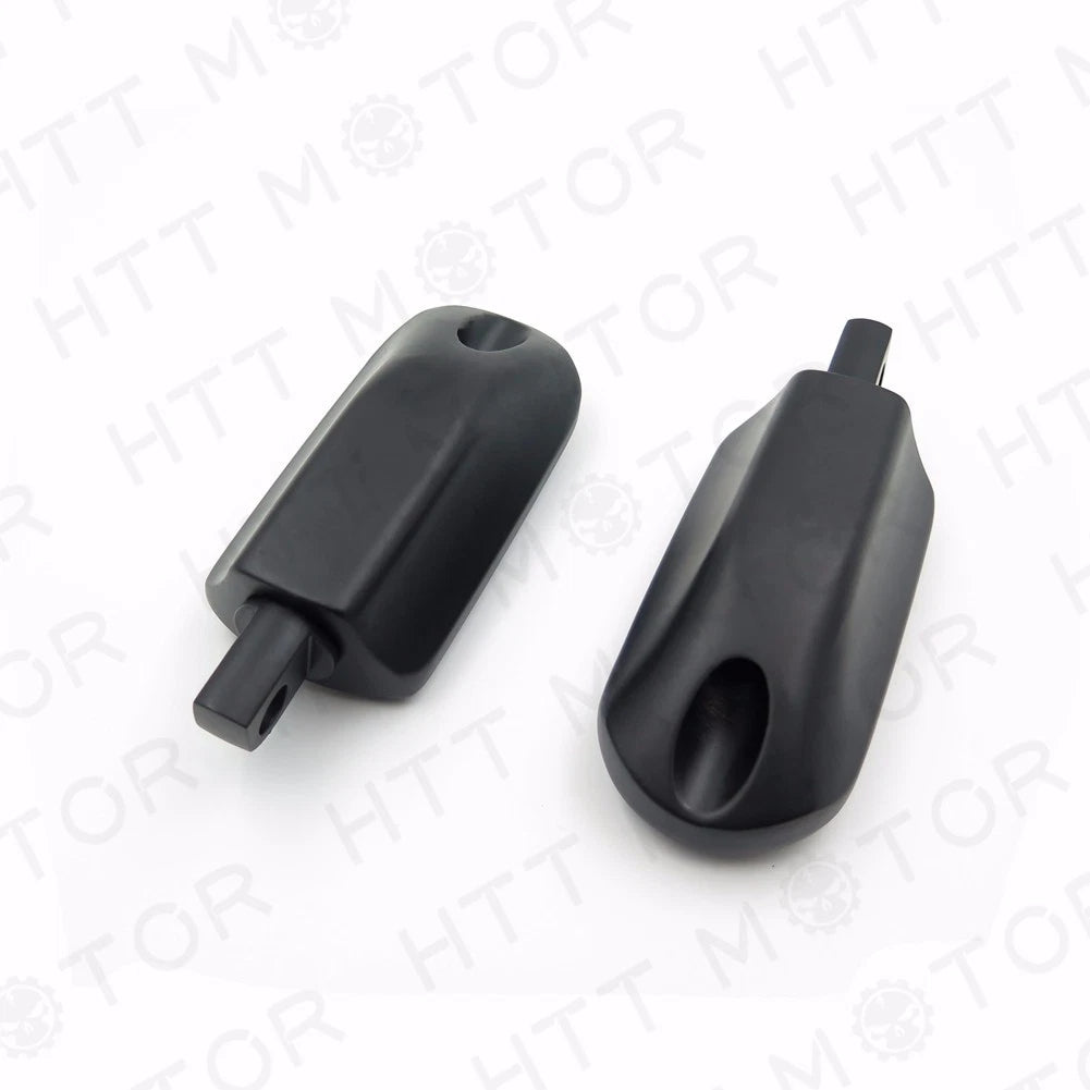 Black Streamliner Bar Footpeg Footrest for Harley Electra Glide (2000–2023)