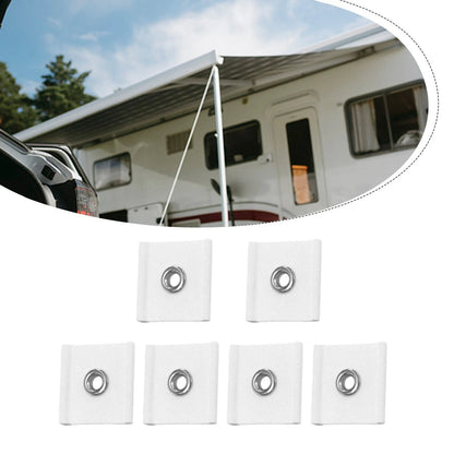 Set of 6 RV Awning Clips for Light Attachment on Piping Rails