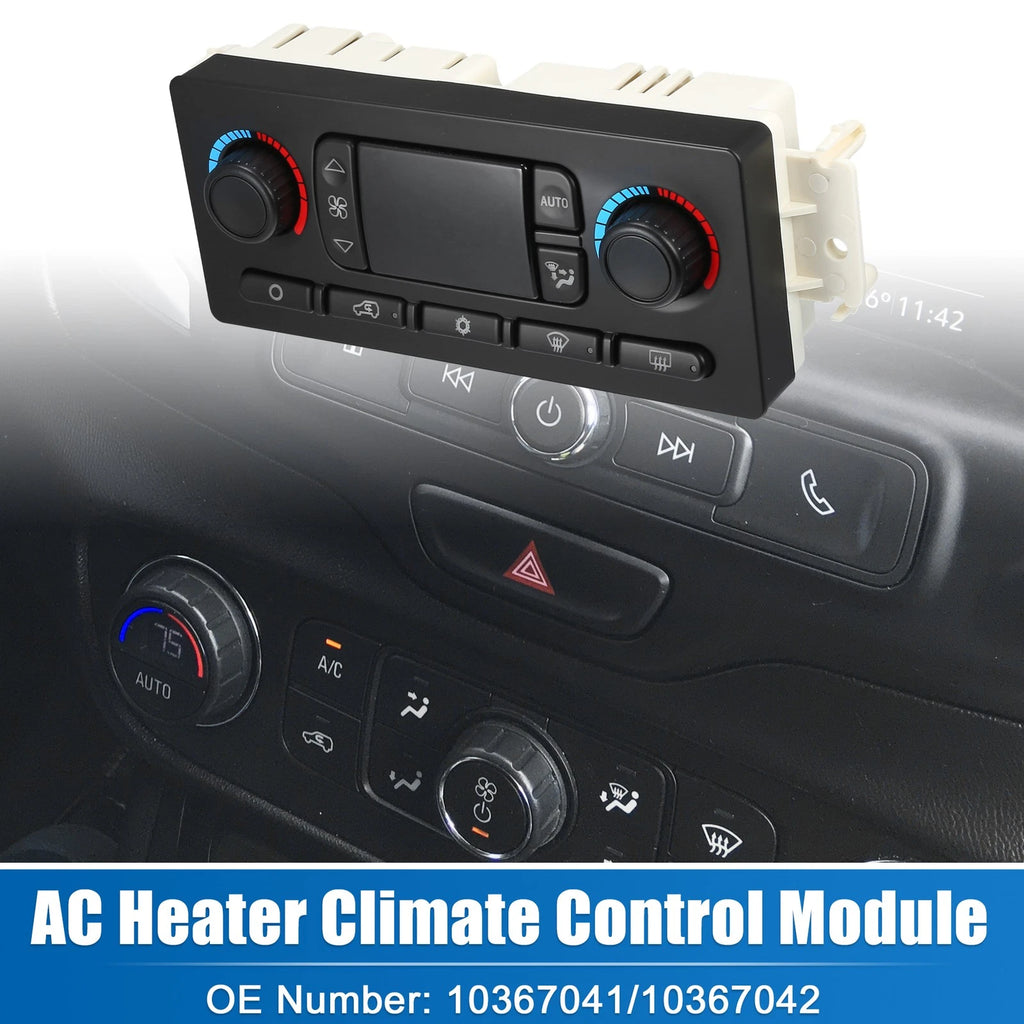 HVAC A C Heater Climate Control Panel Replacement for Chevrolet Silverado (2011–2018)