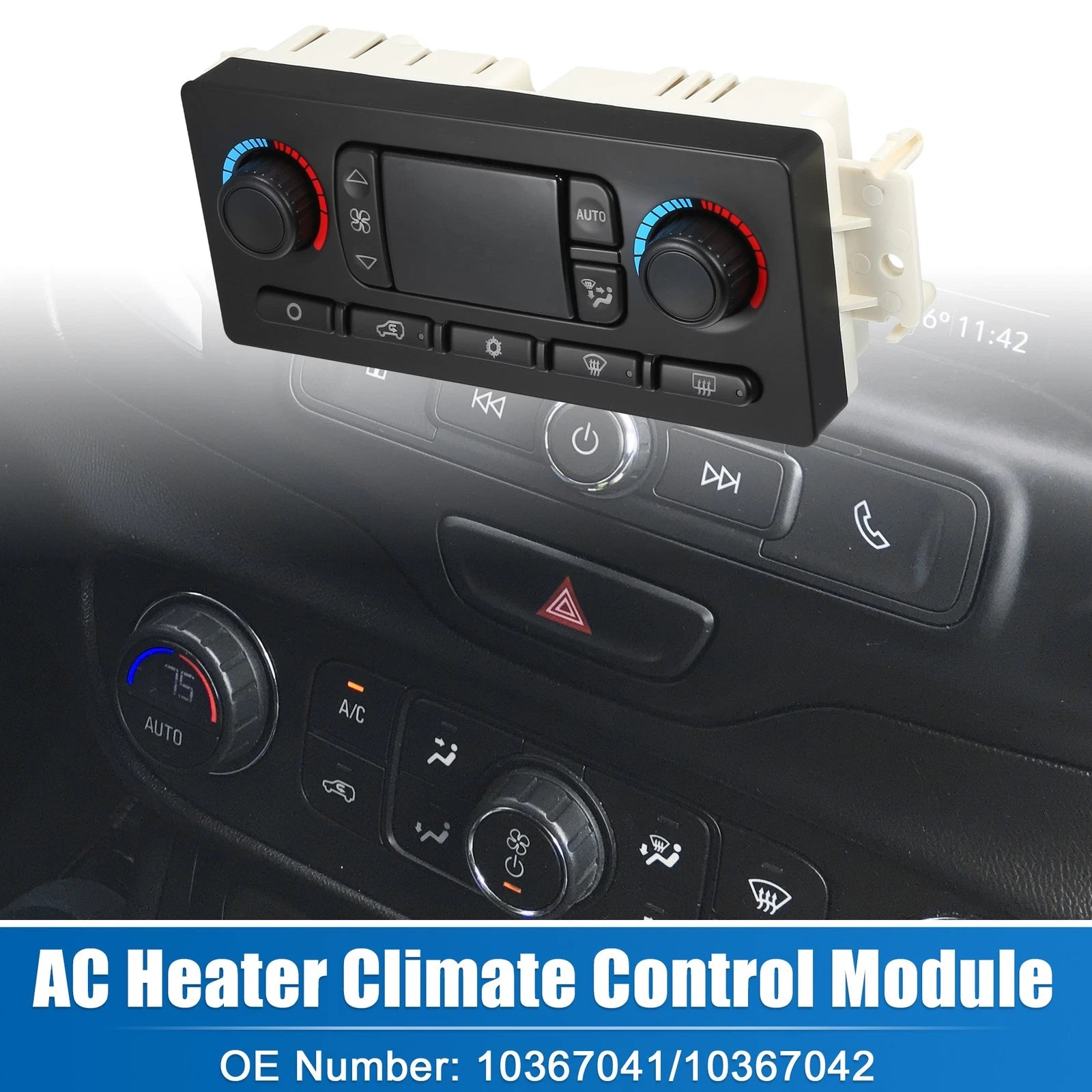 HVAC A C Heater Climate Control Panel Replacement for Chevrolet Silverado (2011–2018)