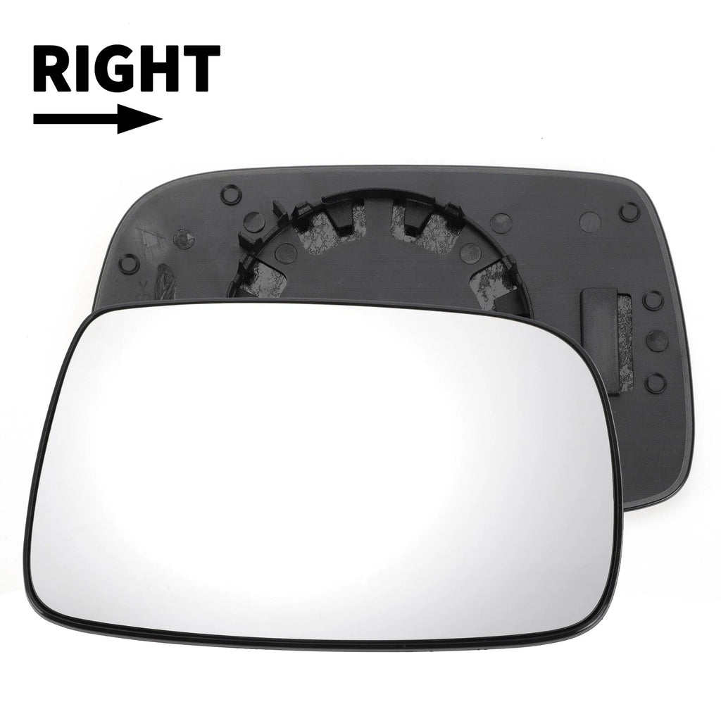 Right Side Mirror Glass White Back Non Heated for Toyota Yaris (1999–2003)
