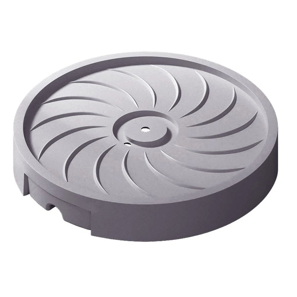 Caster Equipped Flower Pot Tray for Indoor Plant Management