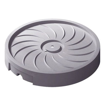 Caster Equipped Flower Pot Tray for Indoor Plant Management