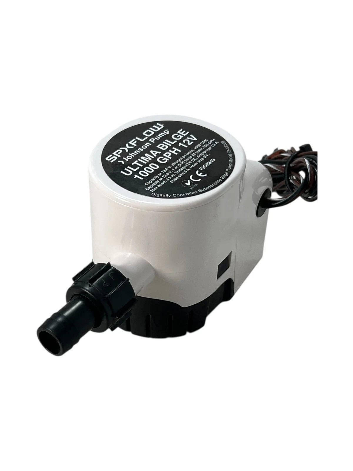 Johnson Pump Ultima Bilge Pump 1000GPH 12V for Marine Applications