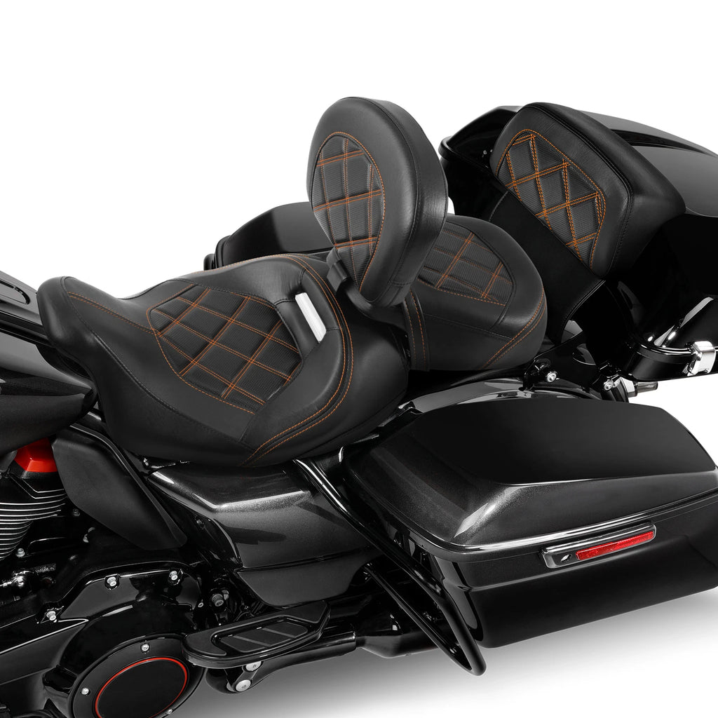 Backrest Pad Set for Harley CVO Street Glide (2014–2023)