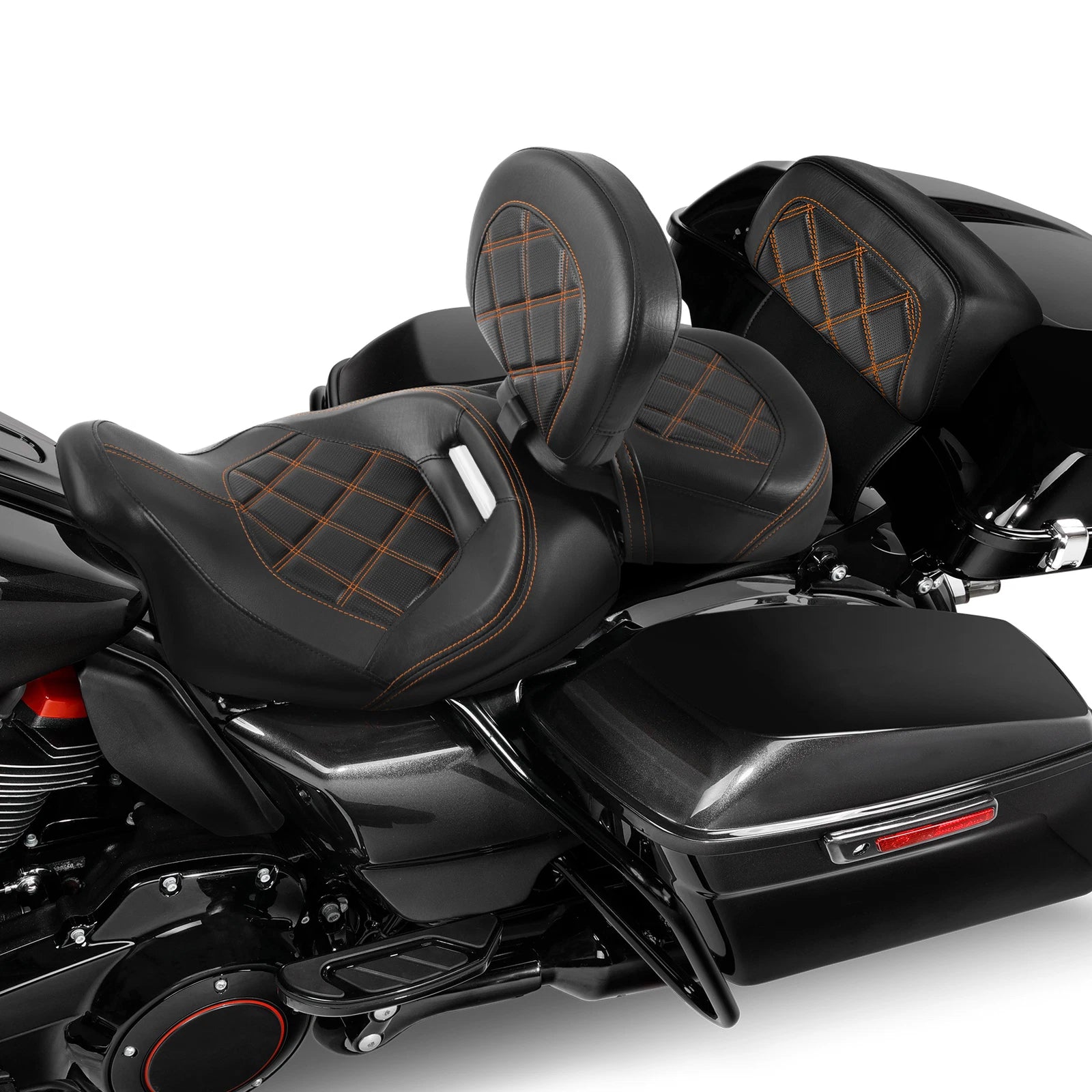 Backrest Pad Set for Harley CVO Street Glide (2014–2023)