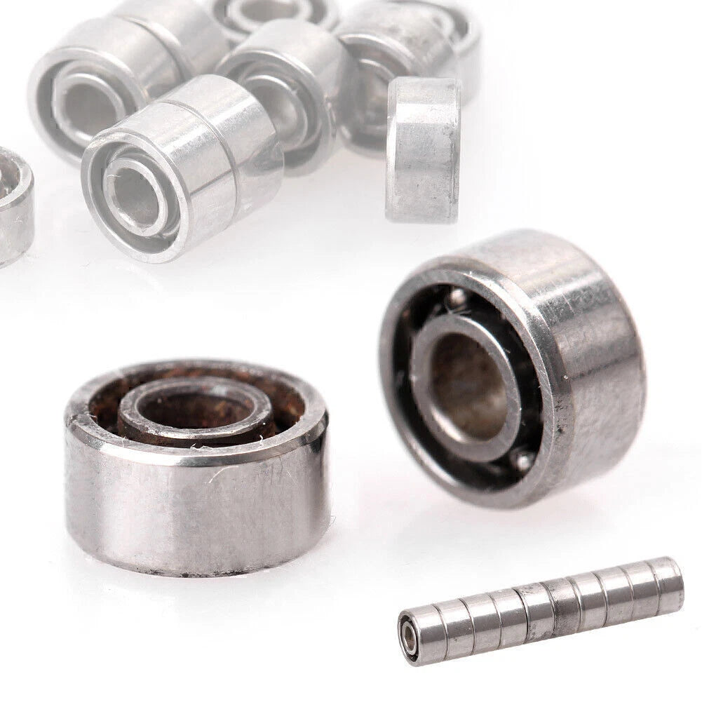 10pcs MR52zz Open Miniature Bearings for Mini Hand Spinner (N/A)