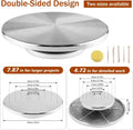 7'' Double-Sided Pottery Turntable Sculpting Wheel