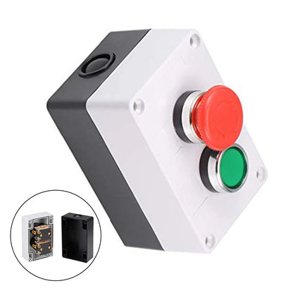Green Push Button Switch for Outdoor Control Box (415V 10A)