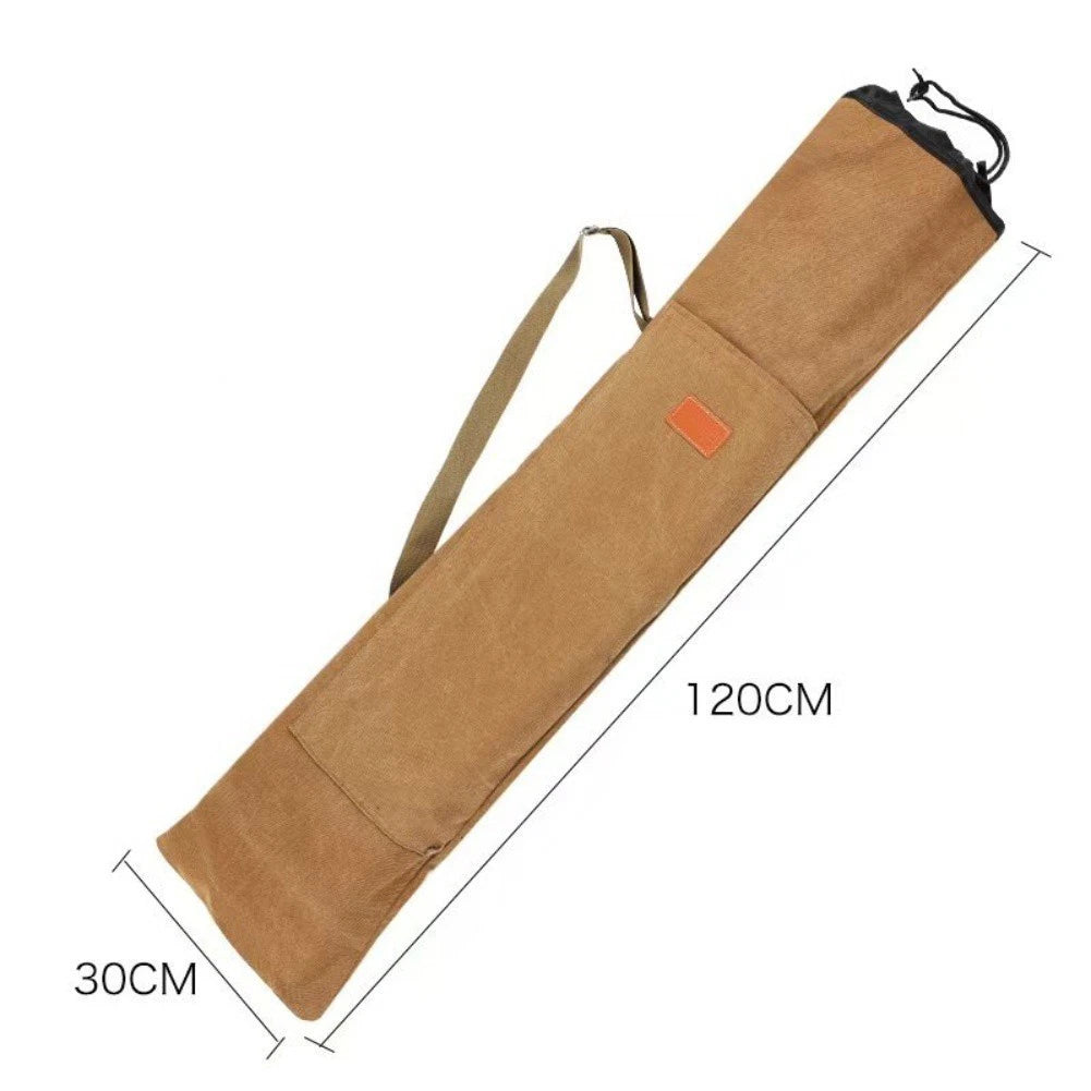 Large Capacity Waterproof Canvas Fishing Rod Bag