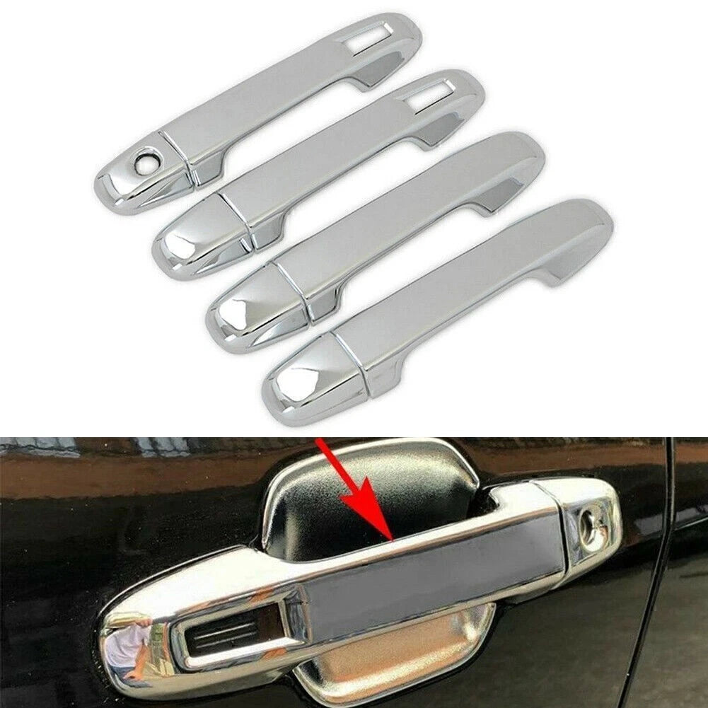 Set of 8 Door Handle Cover Panels for Subaru Forester (2019–2022) Chrome