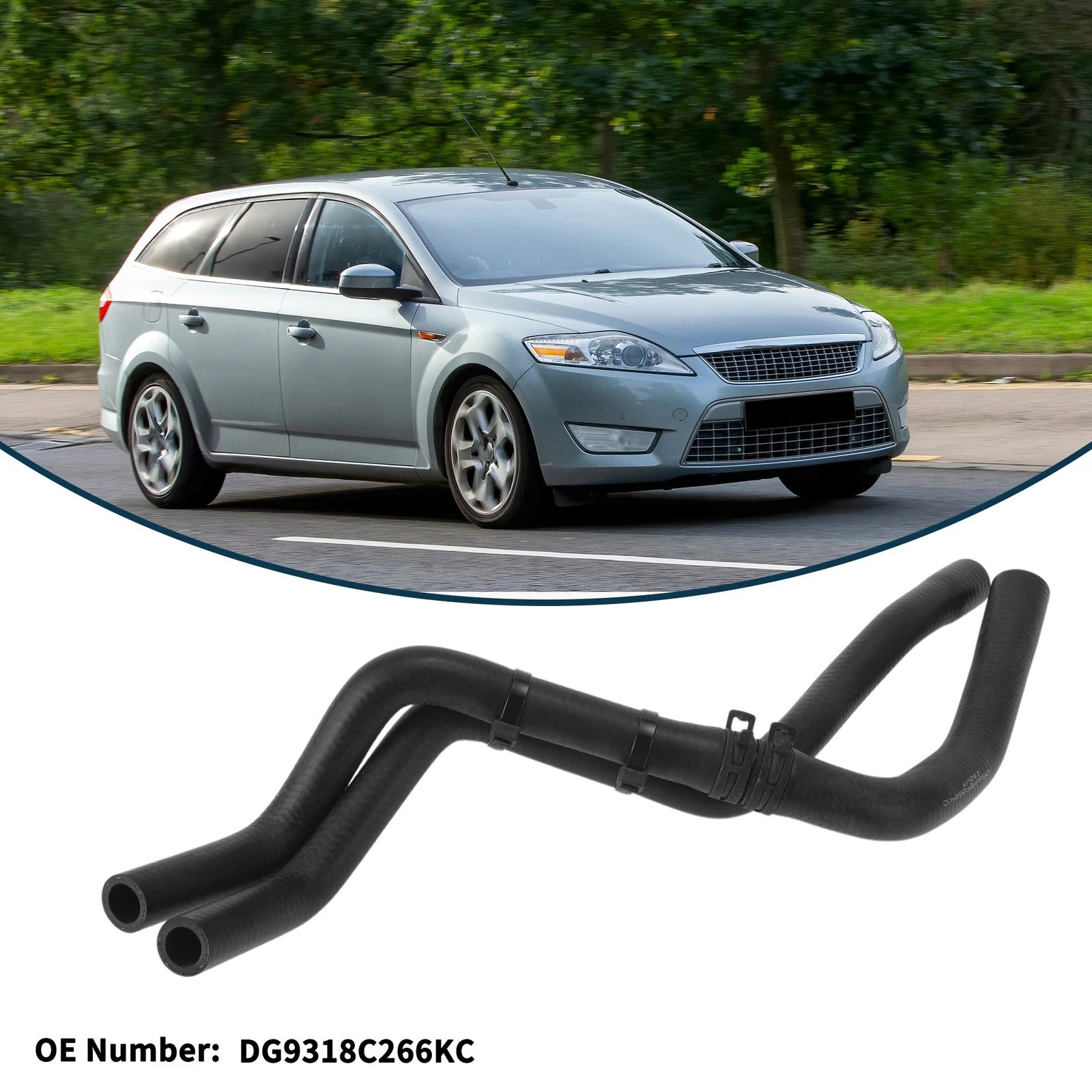 Radiator Hose Replacement Rubber Heating Water Pipe for Ford Mondeo (2017–2025)