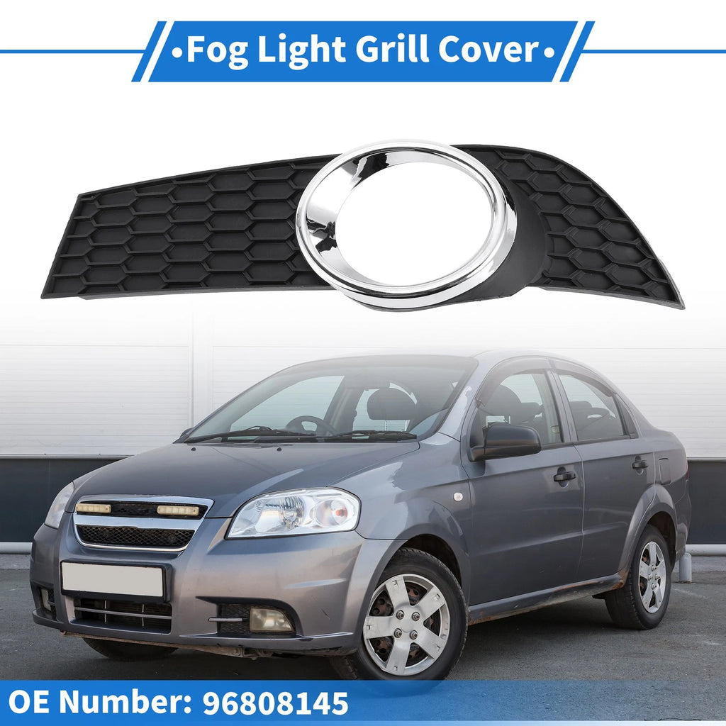 Front Left Fog Light Grill Replacement for Chevrolet Aveo (2009–2011)
