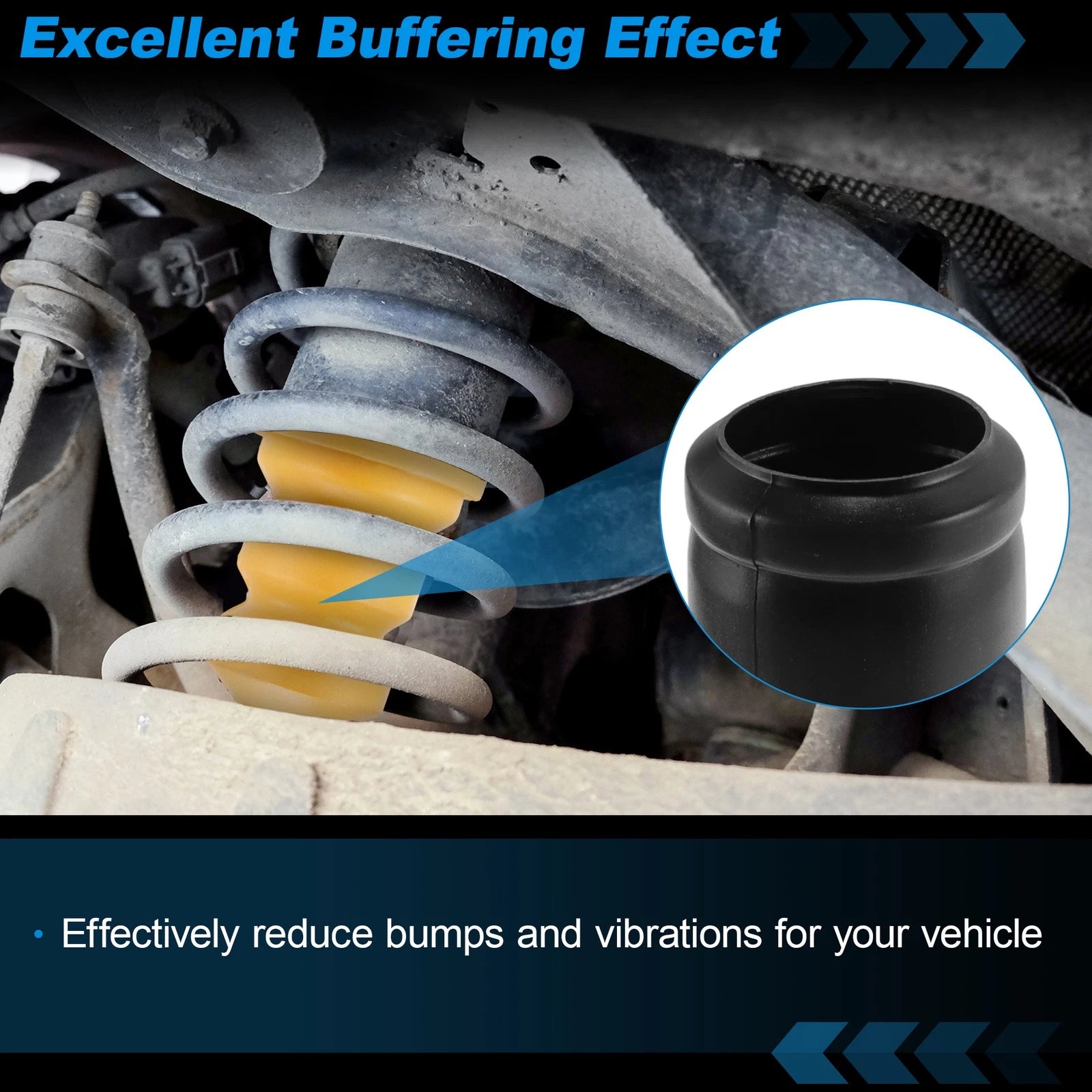 Suspension Bump Stop Set for Chevrolet Malibu V300 (2012–2025)