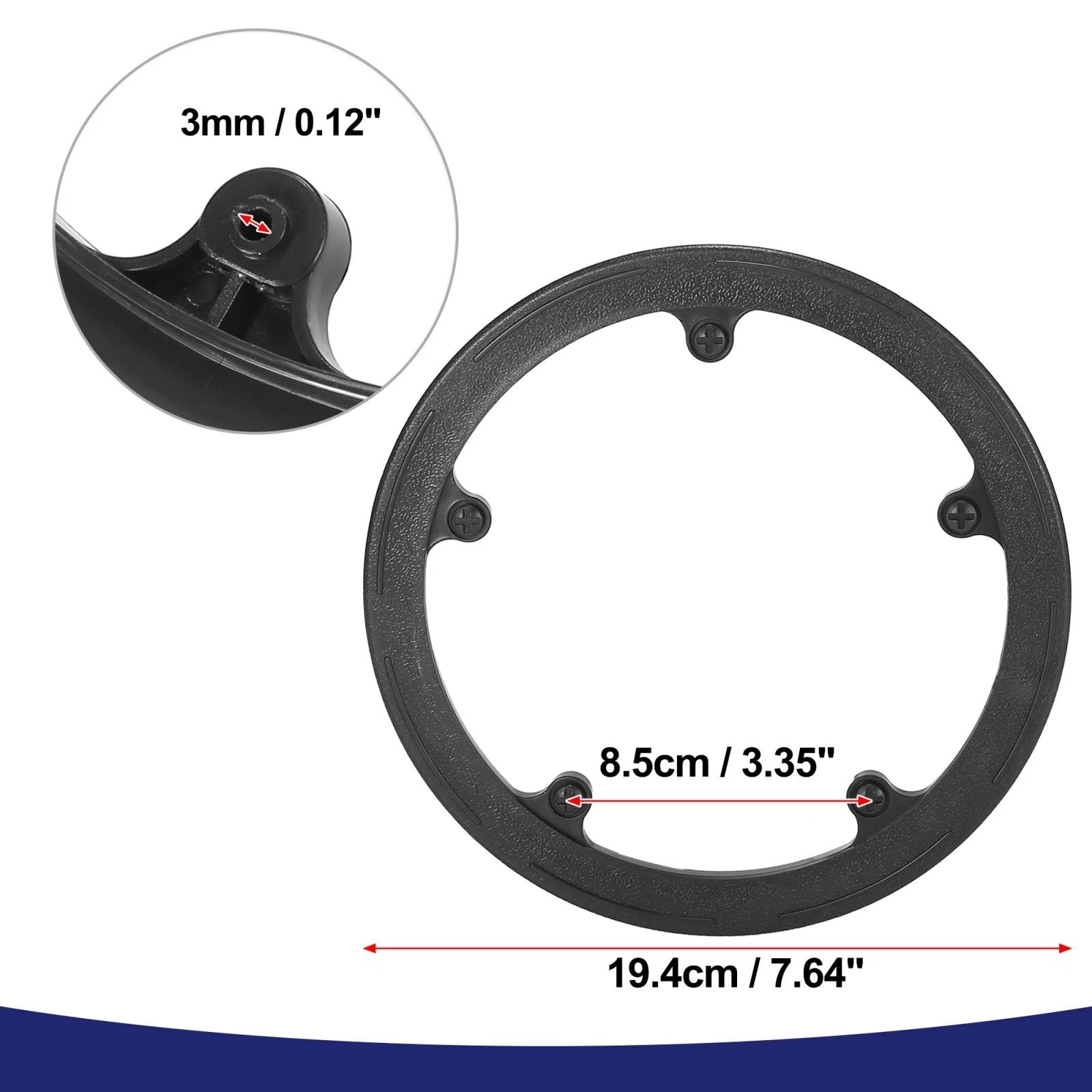 Bike Crankset Chain Wheel Cover Protector 5-Bolt for Universal (2005–2015)